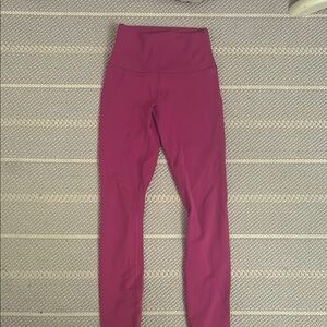 Lululemon Magenta Leggings
